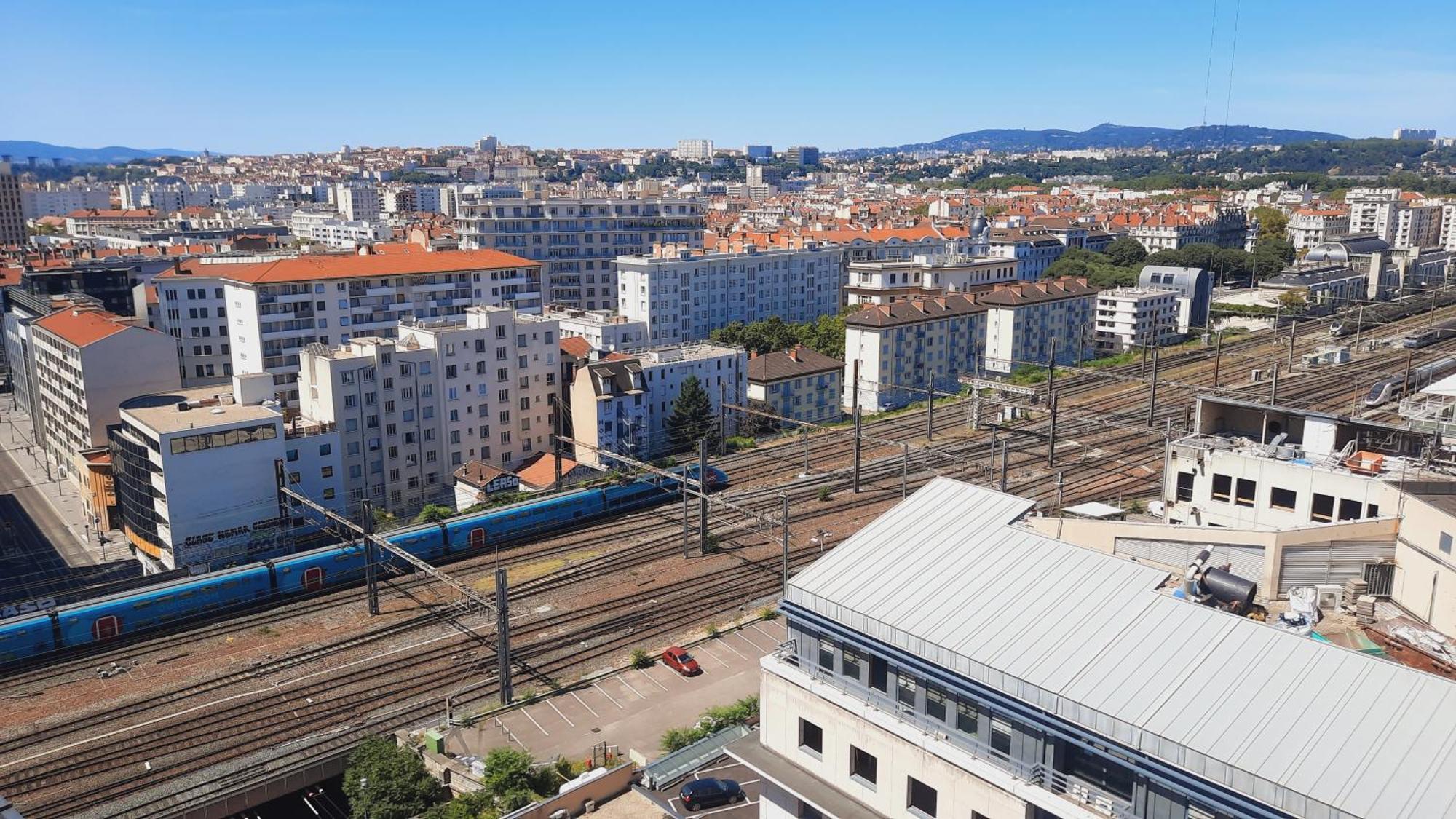 Ferienwohnung Terrasse De La Gare Lyon Exterior foto